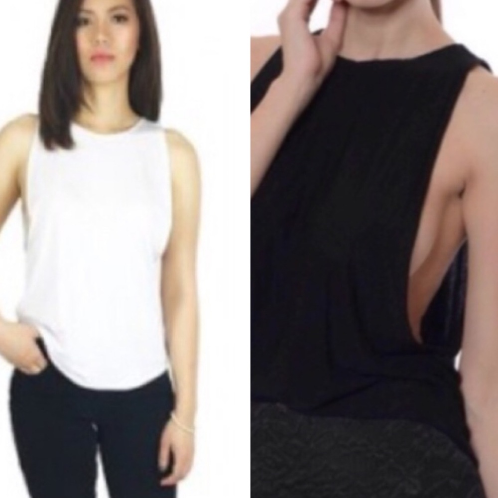 ~ Host Pick ~ ATID AVA Deep Side Jersey Tank L - Picture 1 of 10